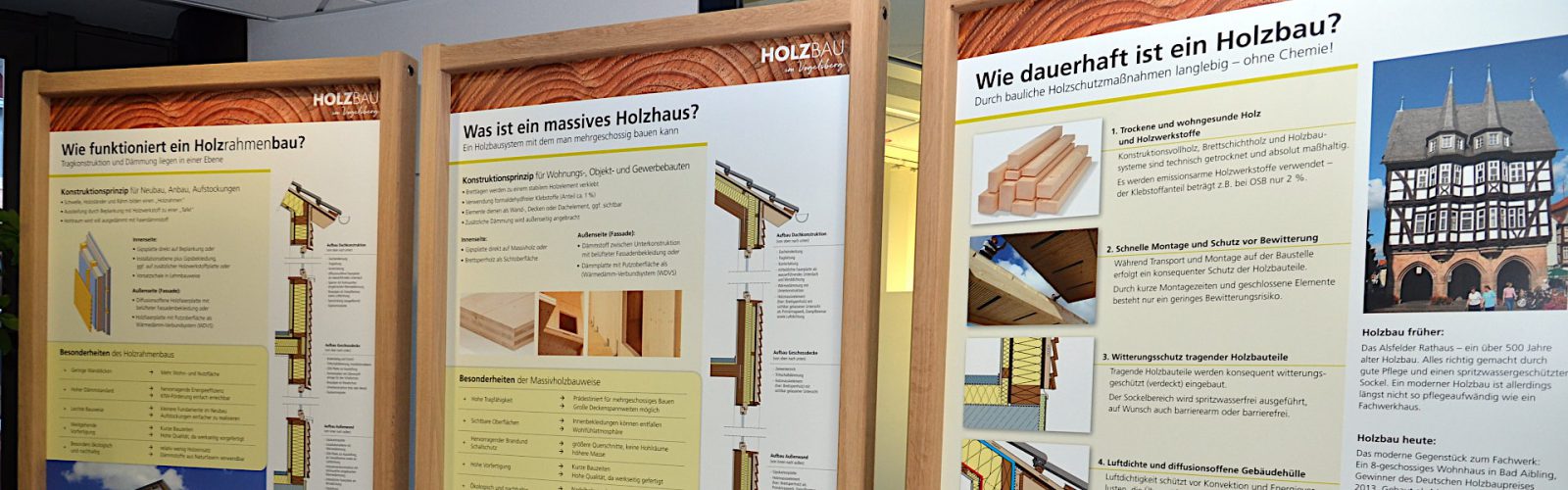Ausstellung Holzbau im Vogelsberg • pro holzbau hessen
